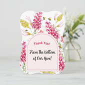 A Sweet Little Bee Is On Her Way サンキューカード (スタンド正面)