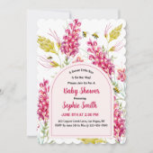 A Sweet Little Bee Is On Her Way 招待状 (正面)