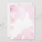 A Sweet Little Girl Baby Shower Invitation 招待状 (裏面)