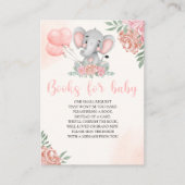 A Sweet Little Girl is on her Way Baby shower エンクロージャーカード (正面)