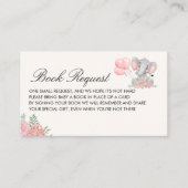 A Sweet Little Girl is on her Way Baby shower エンクロージャーカード (正面)