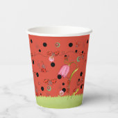 A Sweet Little Lady Ladybug Baby Shower Paper Cups 紙コップ (裏面)