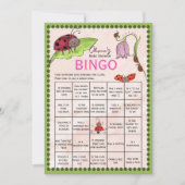 A Sweet Little Lady Ladybug  Find the GUEST BINGO  招待状 (正面)