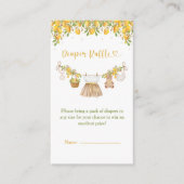 A Sweet Little One Lemon Citrus Baby Shower エンクロージャーカード (正面)