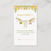 A Sweet Little One Lemon Citrus Baby Shower エンクロージャーカード (正面)