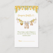 A Sweet Little One Lemon Citrus Baby Shower エンクロージャーカード (正面)