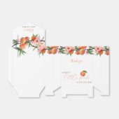 A Sweet Little Peach Baby Shower フェイバーボックス (折り畳みなし)