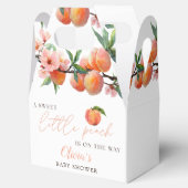 A Sweet Little Peach Baby Shower Favor Boxes フェイバーボックス (オープン)