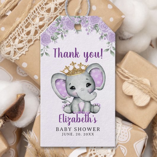 A Sweet Little Peanut is on the way Baby shower ギフトタグ