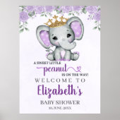 A Sweet Little Peanut is on the way Baby shower ポスター (正面)