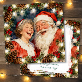 A Sweet Old-Fashioned Christmas | Mr and Mrs Claus シーズンカード