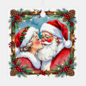 A Sweet Old-Fashioned Christmas | Mr and Mrs Claus メタルオーナメント (正面)