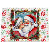 A Sweet Old-Fashioned Christmas | Mr and Mrs Claus ラージペーパーバッグ (正面)