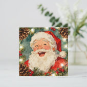 A Sweet Old-Fashioned Santa Claus and Holiday Poem シーズンカード (スタンド正面)
