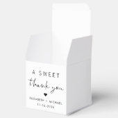 A Sweet Thank You Chic 結婚's フェイバーボックス (オープン)