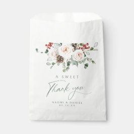 A Sweet Thank You Elegant Festive Floral Wedding フェイバーバッグ