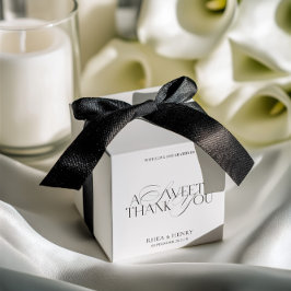 A Sweet Thank You Modern Wedding Favor Boxes フェイバーボックス