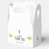 A Sweet Thank You Monogramミニマルの結婚フローラ フェイバーボックス (オープン)
