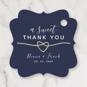A Sweet Thank You Navy Blue 結婚's フェイバータグ (裏面)