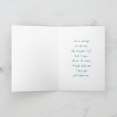 A Sweet Thinking About You | Oceanic Themed カード (内部)