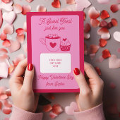 A Sweet Treat Valentine's Gift Card Holder Card 招待状