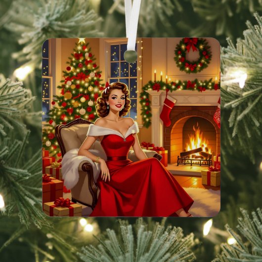 A Sweet Vintage Christmas  メタルオーナメント (インサイチュ)