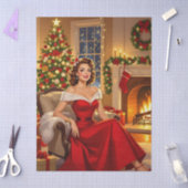 A Sweet Vintage Christmas  薄葉紙 (クラフト)