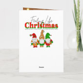 A Sweet Vintage Christmas Personalized シーズンカード (裏面)