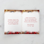 A Sweet Vintage Christmas Personalized シーズンカード (内部)