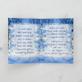 A Sweet Woodland Creatures Festive Christmas Poem カード (内部)