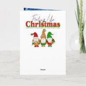 A Sweet Woodland Deer Festive Christmas Poem カード (裏面)