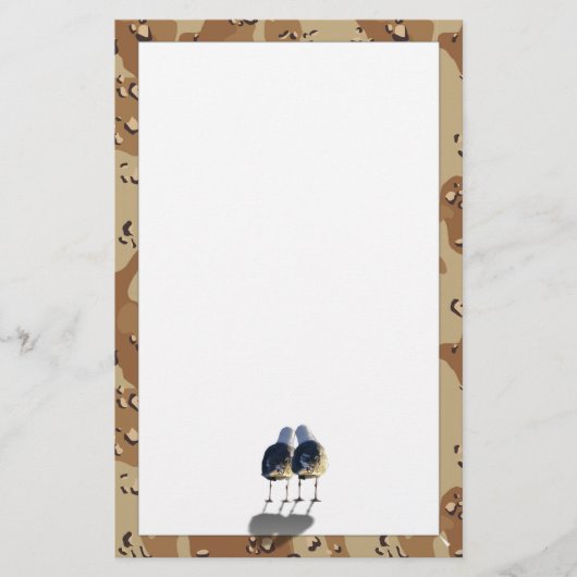 A Sweethearts Love Letter – カモフラージュハート 便箋 (正面)