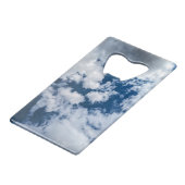 A swirl in the clouds クレジットカード栓抜き (正面アングル)