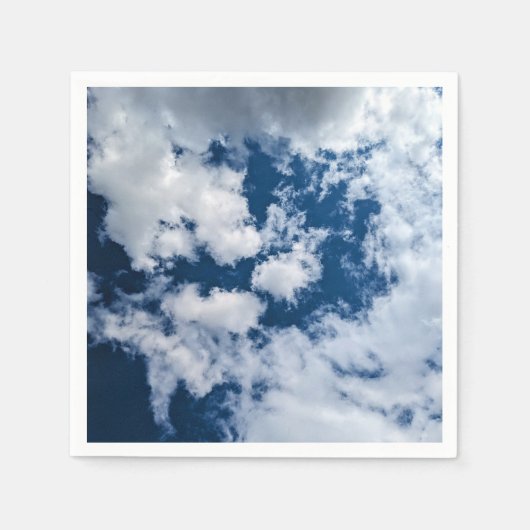 A swirl of clouds スタンダードカクテルナプキン (正面)