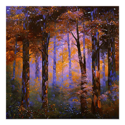 A Symphony of 離れ Symphony - Woodland Landscape ポスター (正面)