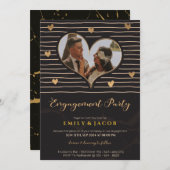 A Symphony of Love私たちの婚約お祝い 招待状 (正面/裏面)