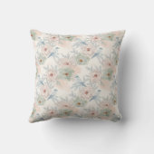 A symphony of song and petals pattern クッション (裏面)