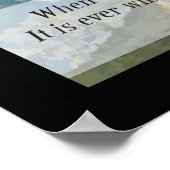 A.T.スティルによる骨痛自然引用文 ポスター (角)