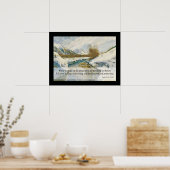 A.T.スティルによる骨痛自然引用文 ポスター (キッチン)