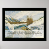 A.T.スティルによる骨痛自然引用文 ポスター (正面)