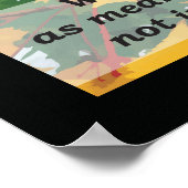 A.T.スティルによる骨痛調和引用文 ポスター (角)