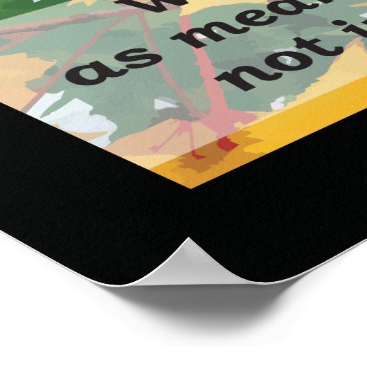 A.T.スティルによる骨痛調和引用文 ポスター (角)