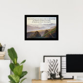 A.T.スティルによる骨障害引用文 ポスター (ホームオフィス)