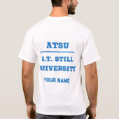 A.T.スティル大学 Tシャツ (裏面)