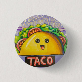 A Taco Kawaii  缶バッジ
