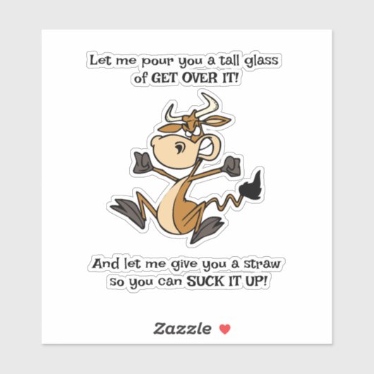 A Tall Glass of GET OVER IT! シール (シート)