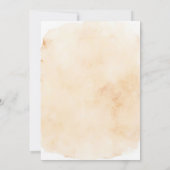 A Taste of Italy Italian Bridal Shower 招待状 (裏面)