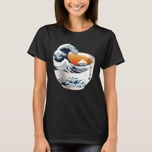 A Tea that Takes You to Japan Okinawa Kanagawa Tea Tシャツ (正面)
