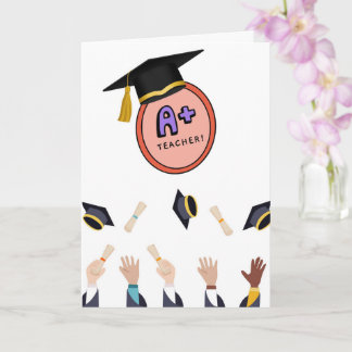 A+ Teacher Appreciation Card  カード