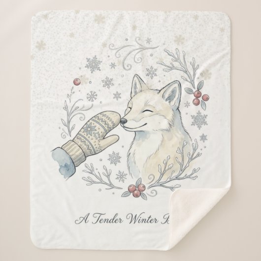 A Tender Winter Boop シェルパブランケット (正面)